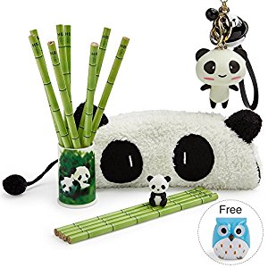 Flee Pencil Bamboo Set: Gifts for giant panda lovers